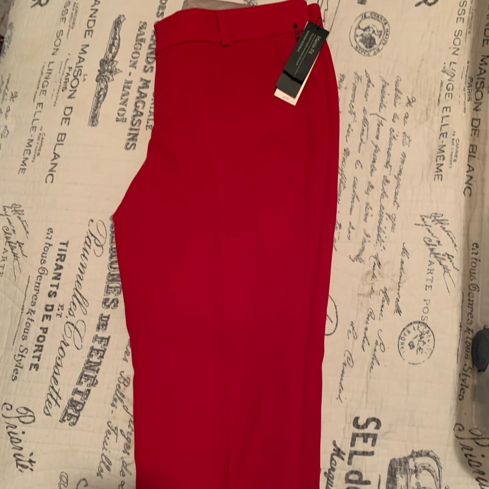 Banana republic Martin fit Red pants NWT
